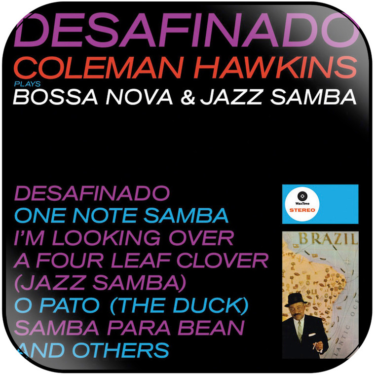 Coleman Hawkins Desafinado Album Cover Sticker