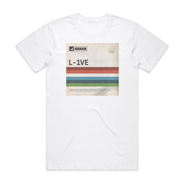 Haken L 1Ve Album Cover T-Shirt White