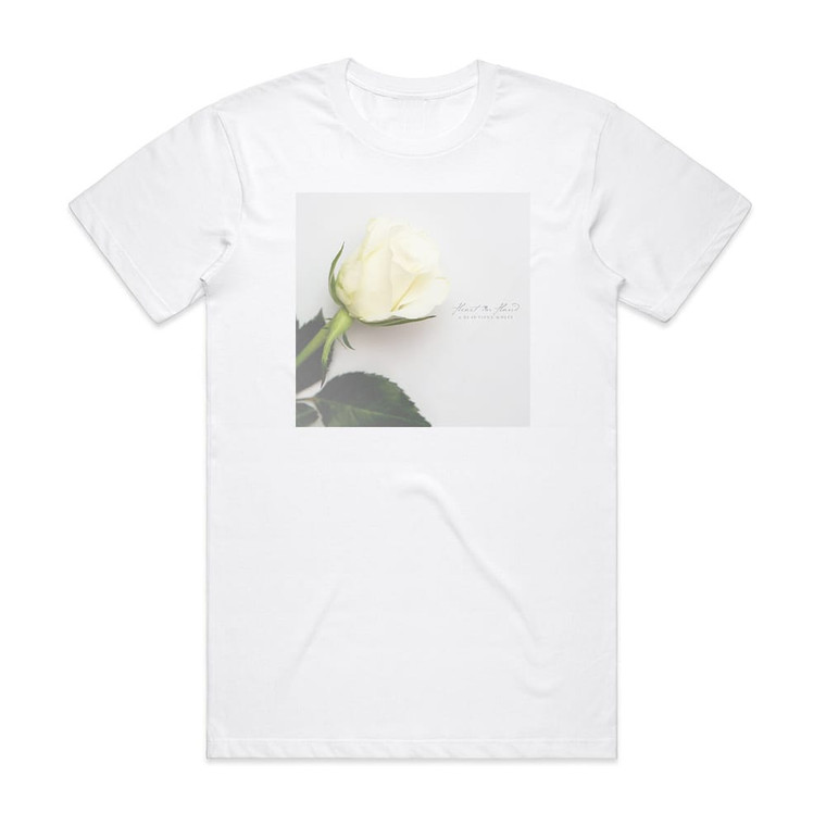 Heart in Hand A Beautiful White Album Cover T-Shirt White