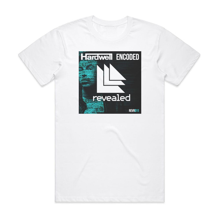 Hardwell Encoded Album Cover T-Shirt White
