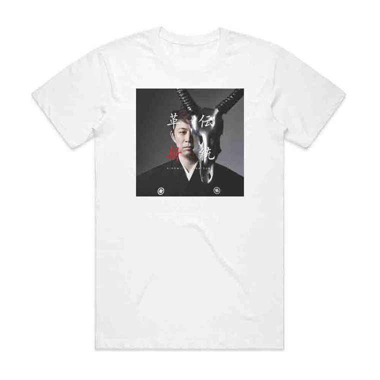 Hiromitsu Agatsuma  Album Cover T-Shirt White