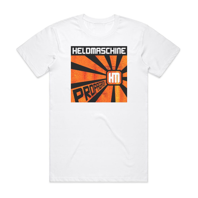 Heldmaschine Propaganda Album Cover T-Shirt White
