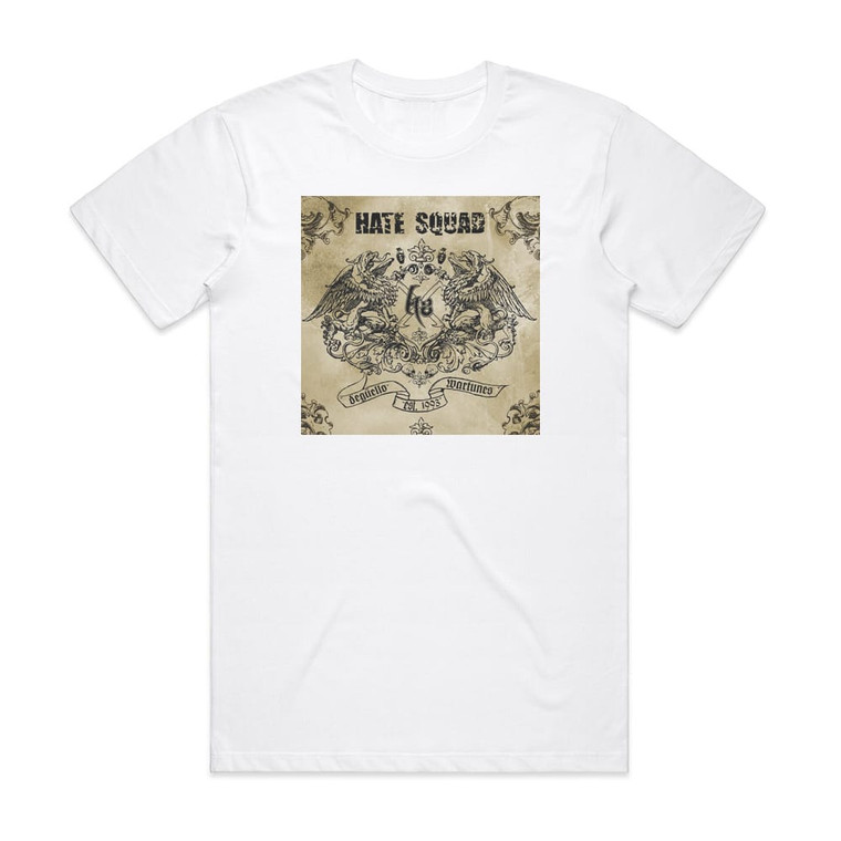 Hate Squad Degello Wartunes Album Cover T-Shirt White