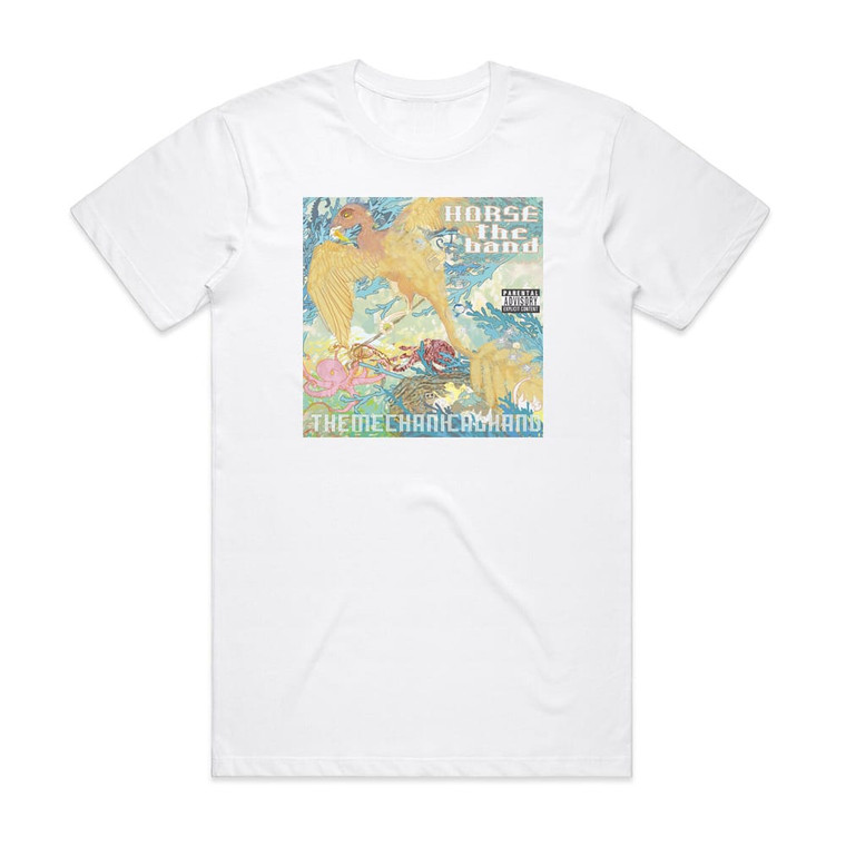HORSE the band The Mechanical Hand Album Cover T-Shirt White