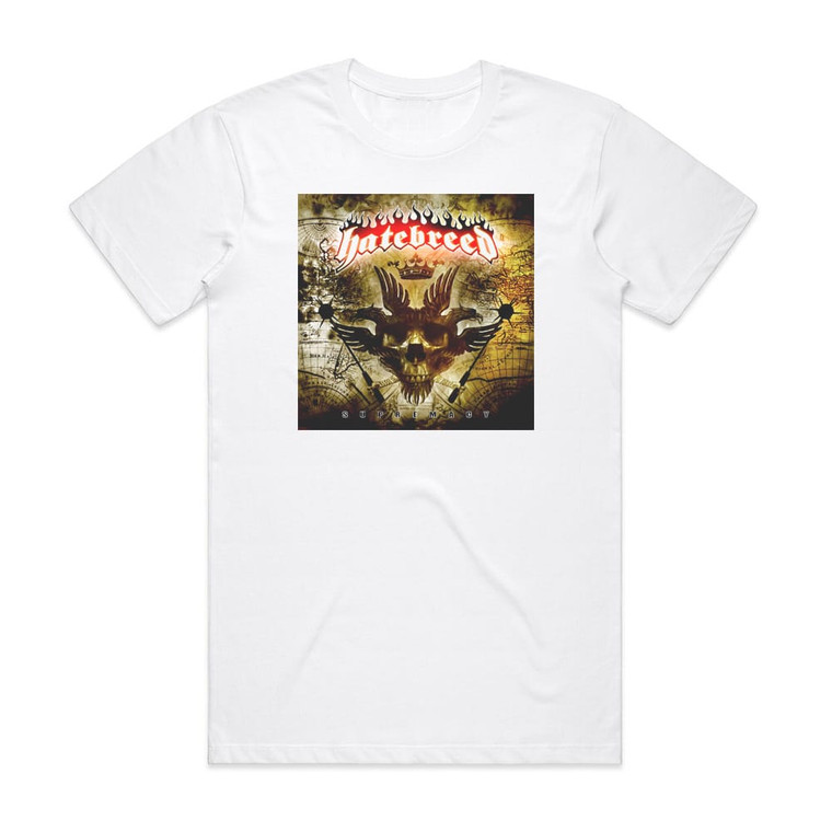 Hatebreed Supremacy 1 Album Cover T-Shirt White