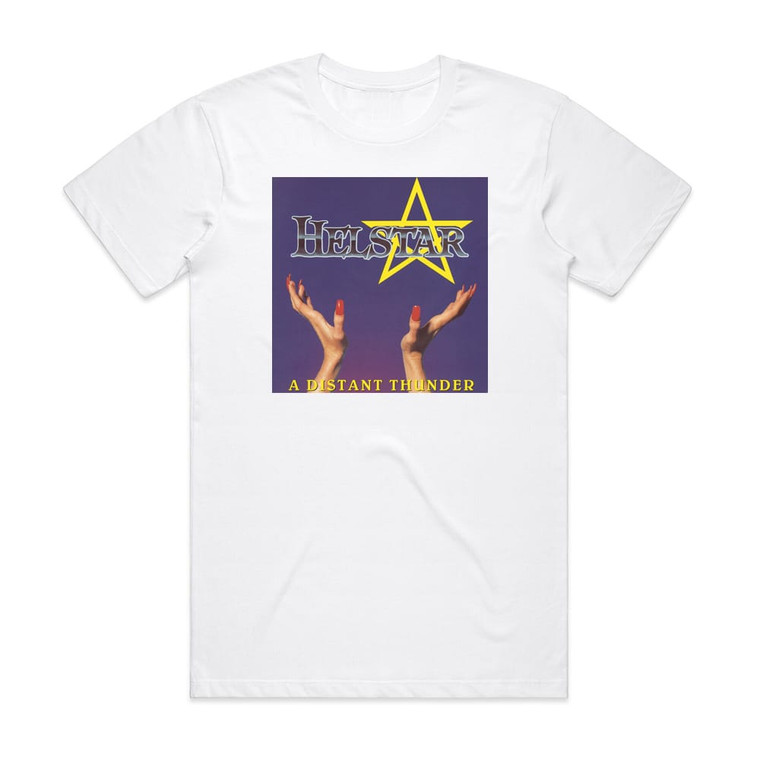 Helstar A Distant Thunder Album Cover T-Shirt White