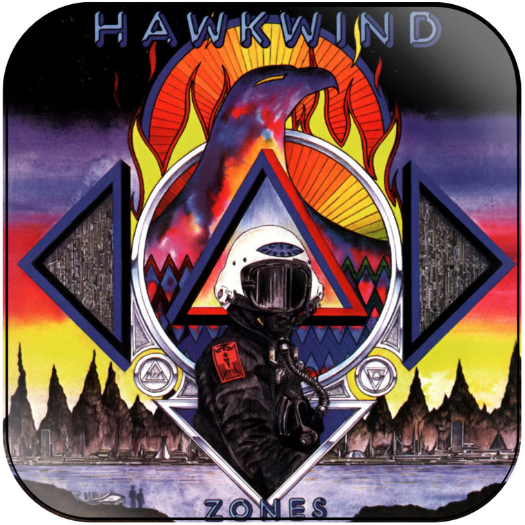 Hawkwind Zones Album Cover Sticker