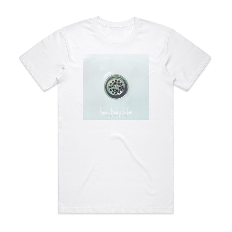 Heavy Heavy Low Low Everythings Watched Everyones Watching Album Cover T-Shirt White