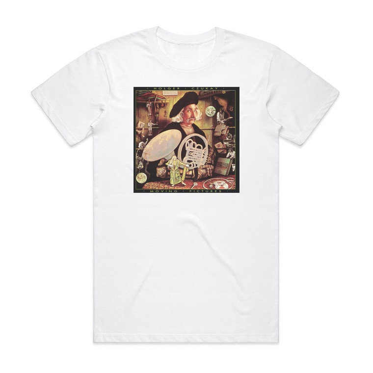 Holger Czukay Moving Pictures Album Cover T-Shirt White