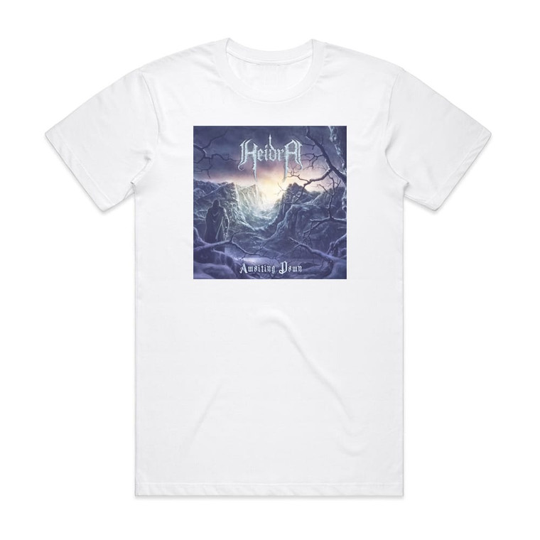 Heidra Awaiting Dawn Album Cover T-Shirt White