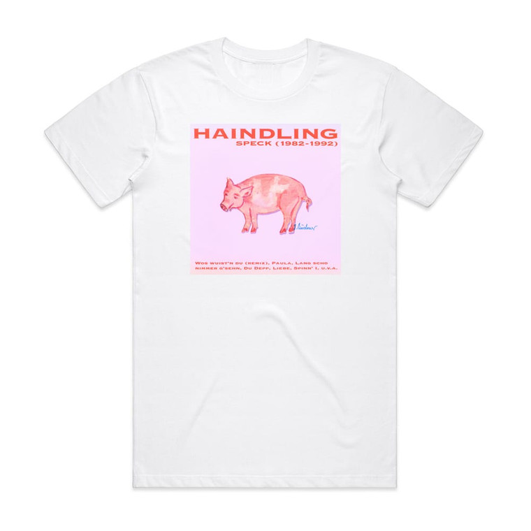 Haindling Speck 19821992 Album Cover T-Shirt White