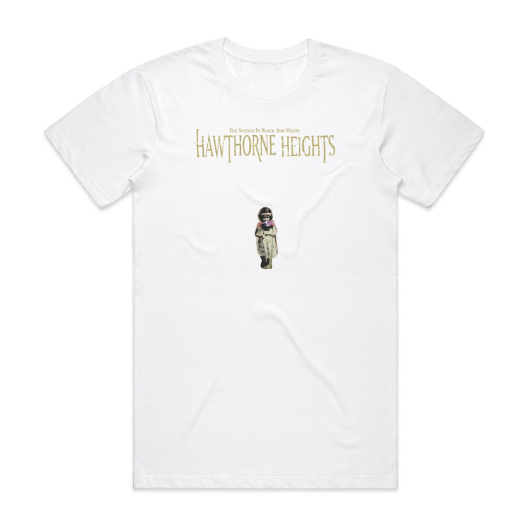 Hawthorne Heights The Silence In Black And White Album Cover T-Shirt White