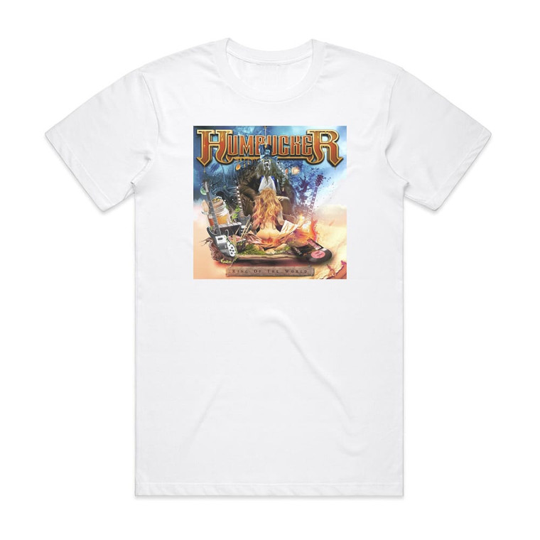 Humbucker King Of The World Album Cover T-Shirt White