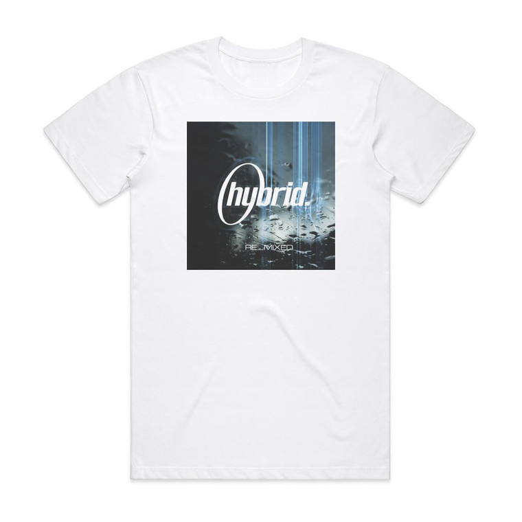 Hybrid Remixed Album Cover T-Shirt White