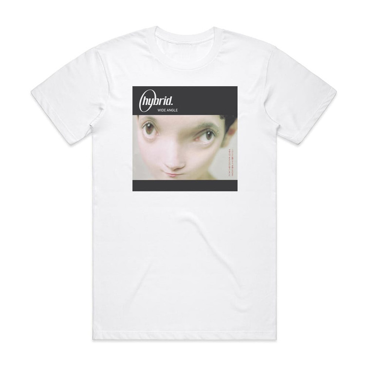 Hybrid Wide Angle Album Cover T-Shirt White