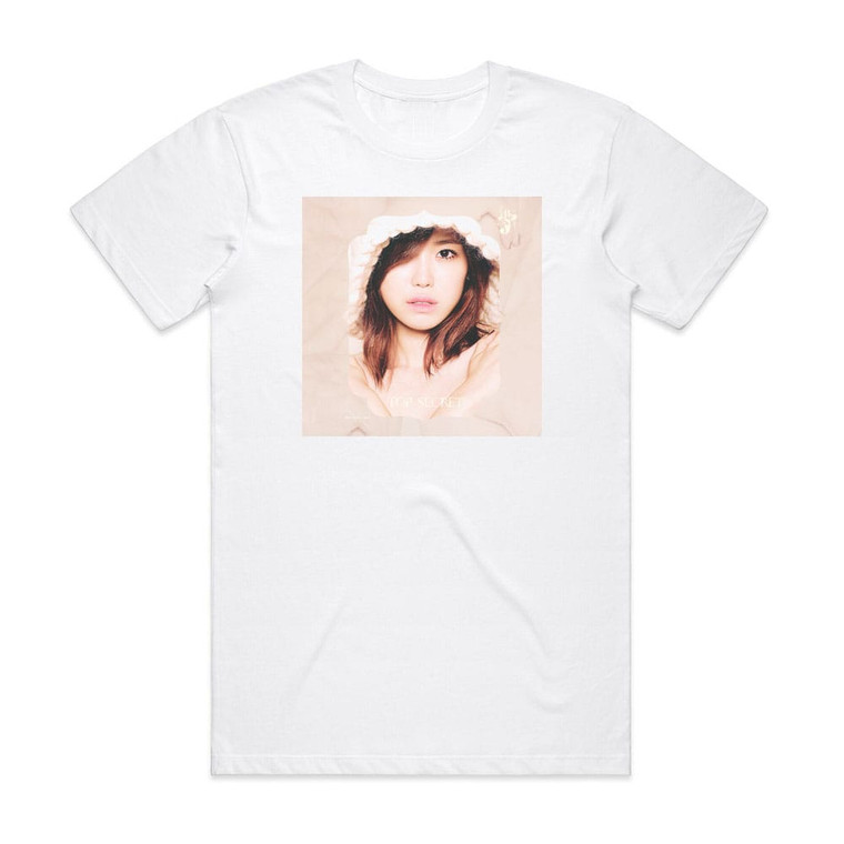 Hyoseong Jun Top Secret 3 Album Cover T-Shirt White