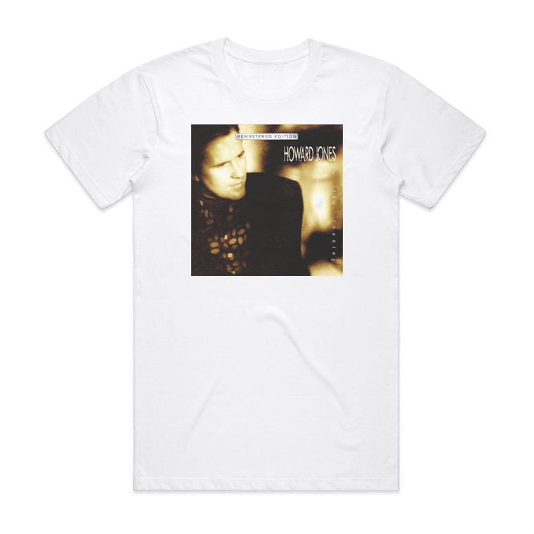 Howard Jones In The Running Album Cover T-Shirt White