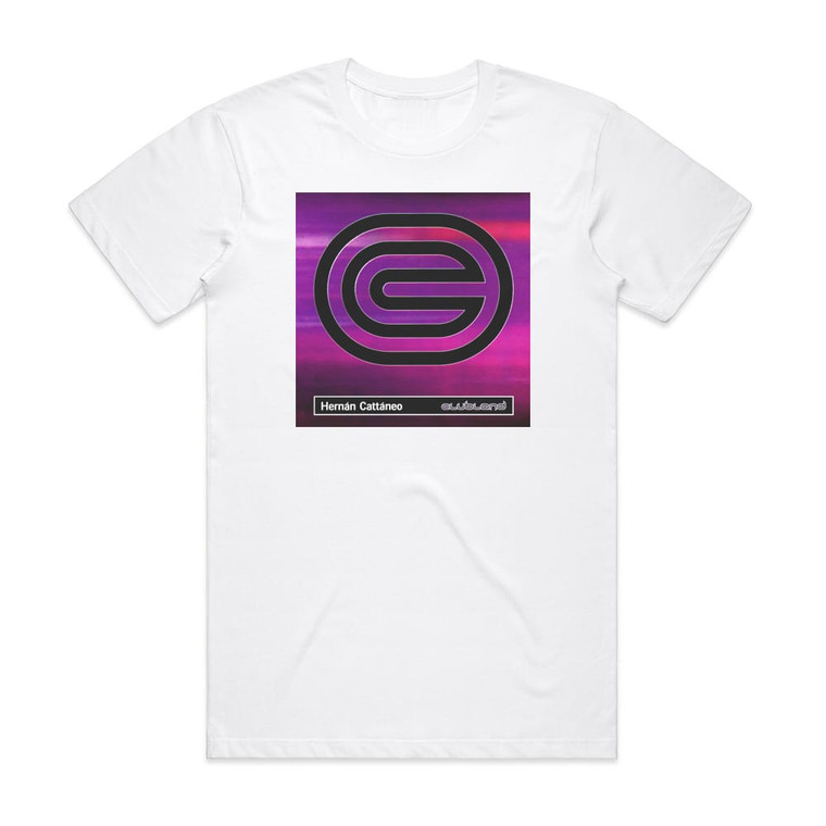 Hernan Cattaneo Clubland Album Cover T-Shirt White