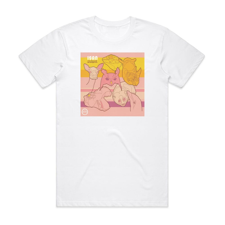 ISAN Clockwork Menagerie Album Cover T-Shirt White