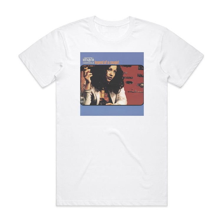Imani Coppola Legend Of A Cowgirl Album Cover T-Shirt White