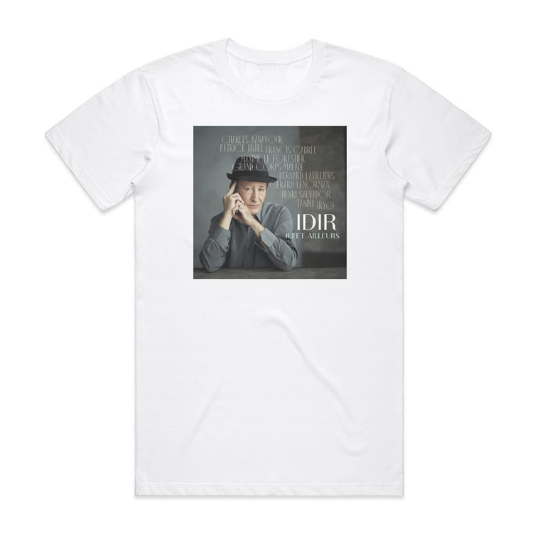 Idir Ici Et Ailleurs Album Cover T-Shirt White