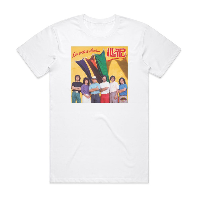 Illapu En Estos Das Album Cover T-Shirt White