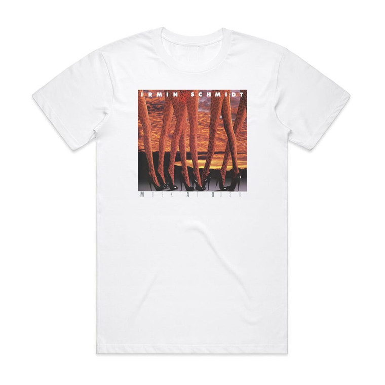 Irmin Schmidt Musk At Dusk Album Cover T-Shirt White