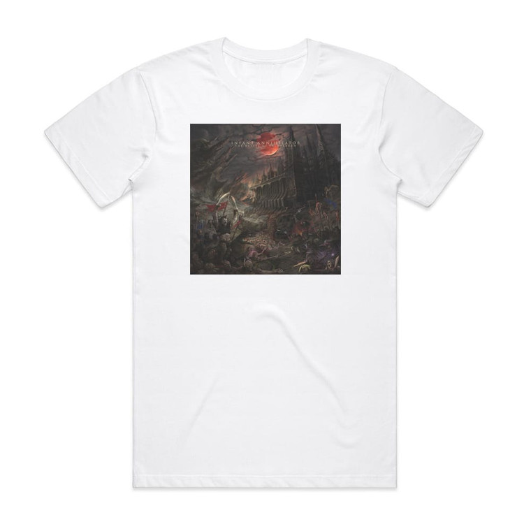 Infant Annihilator The Battle Of Yaldabaoth Album Cover T-Shirt White