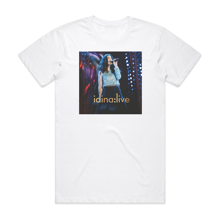 Idina Menzel Idina Live Album Cover T-Shirt White