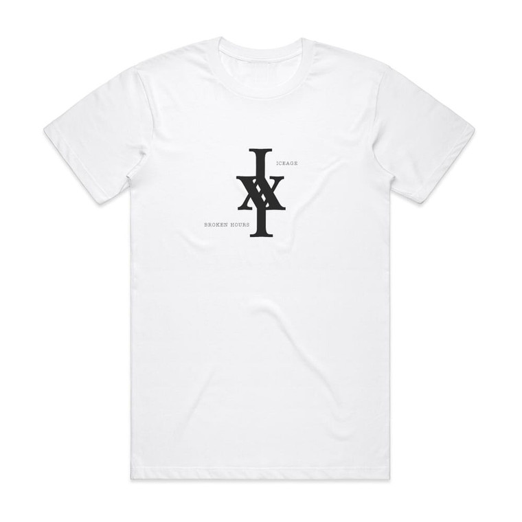 Iceage Broken Hours Album Cover T-Shirt White