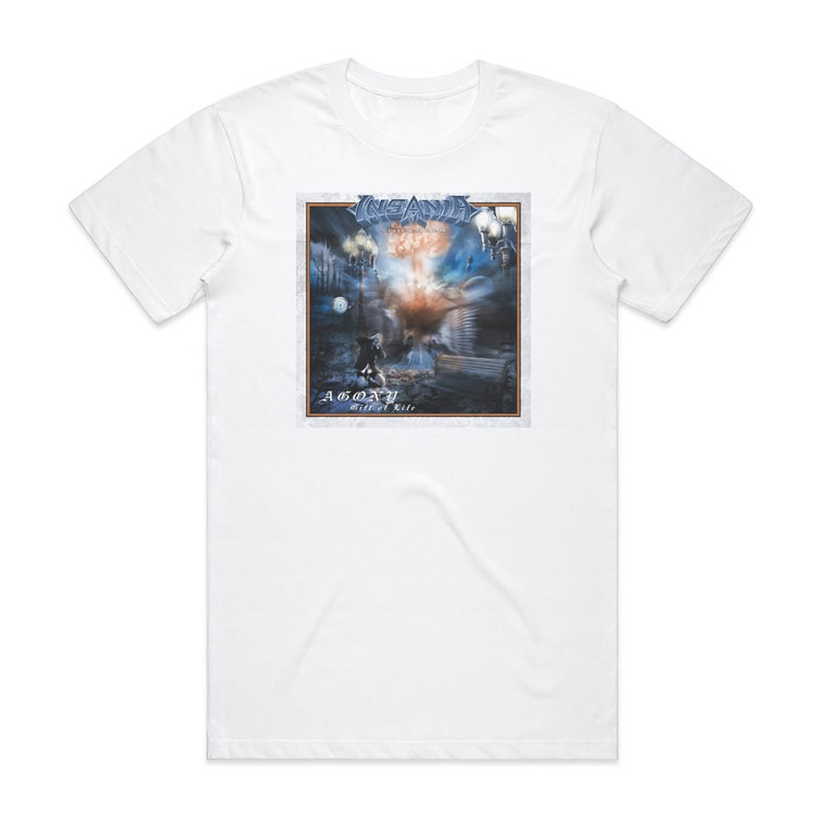 Insania Agony Gift Of Life Album Cover T-Shirt White