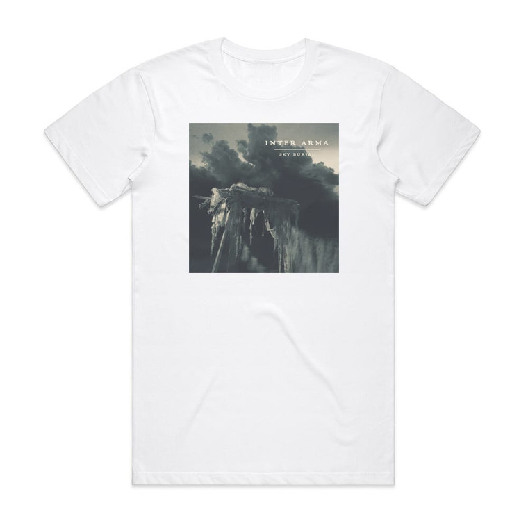 Inter Arma Sky Burial Album Cover T-Shirt White
