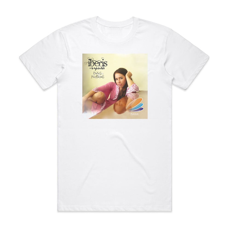 Iberis Plexus Of Harmonies Album Cover T-Shirt White Iberis Plexus Of Harmonies Album Cover T-Shirt White