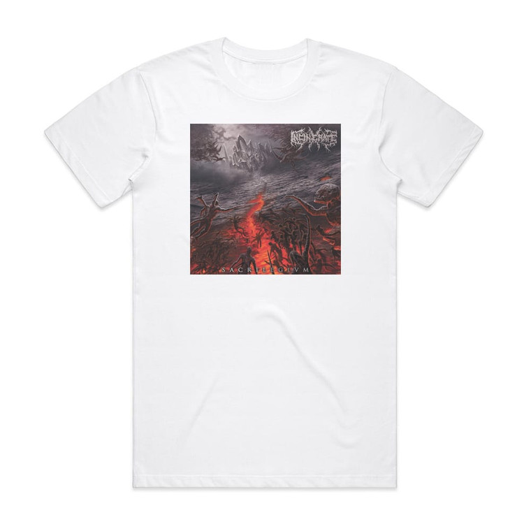 Incinerate Sacrilegivm Album Cover T-Shirt White
