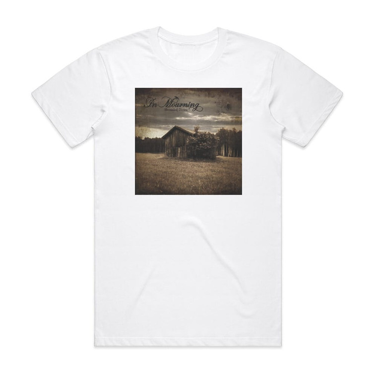 In Mourning Shrouded Divine 1 Album Cover T-Shirt White