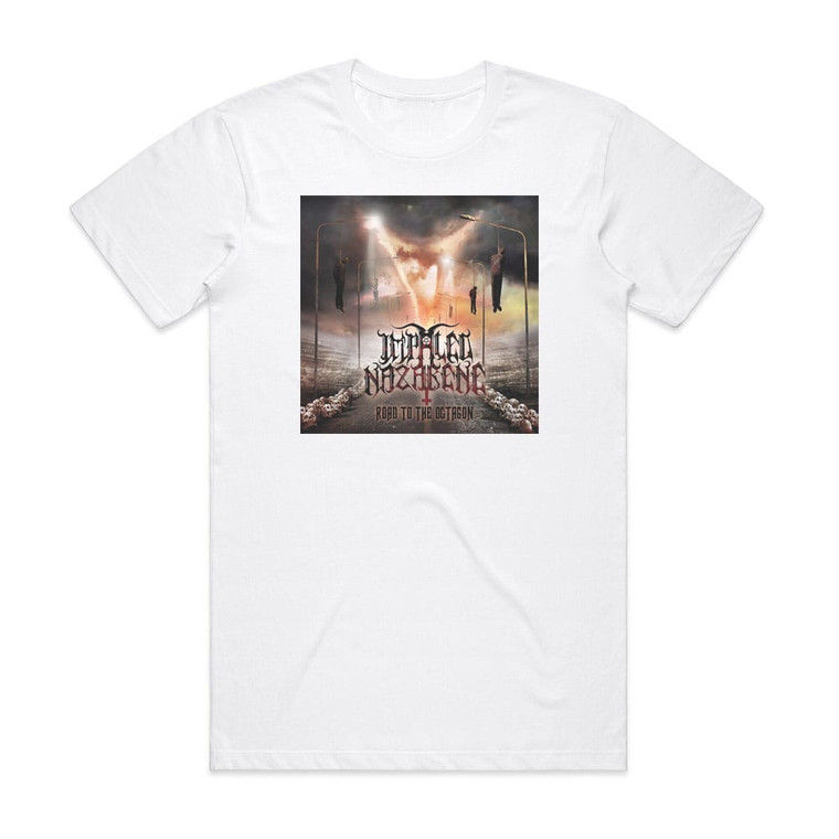 Impaled Nazarene Road To The Octagon Album Cover T-Shirt White