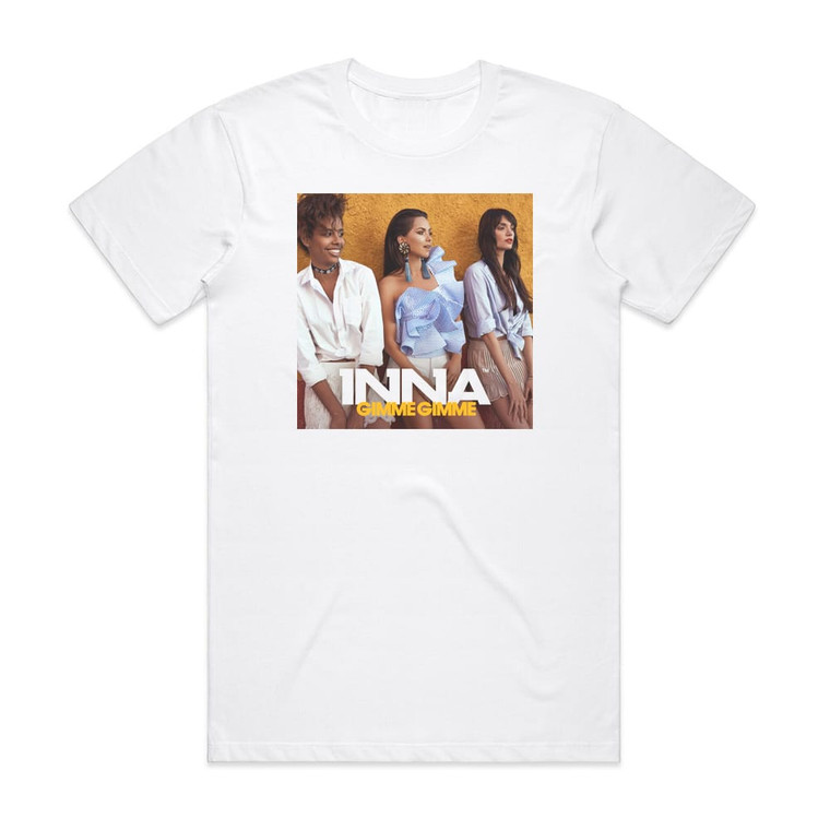 Inna Gimme Gimme Album Cover T-Shirt White