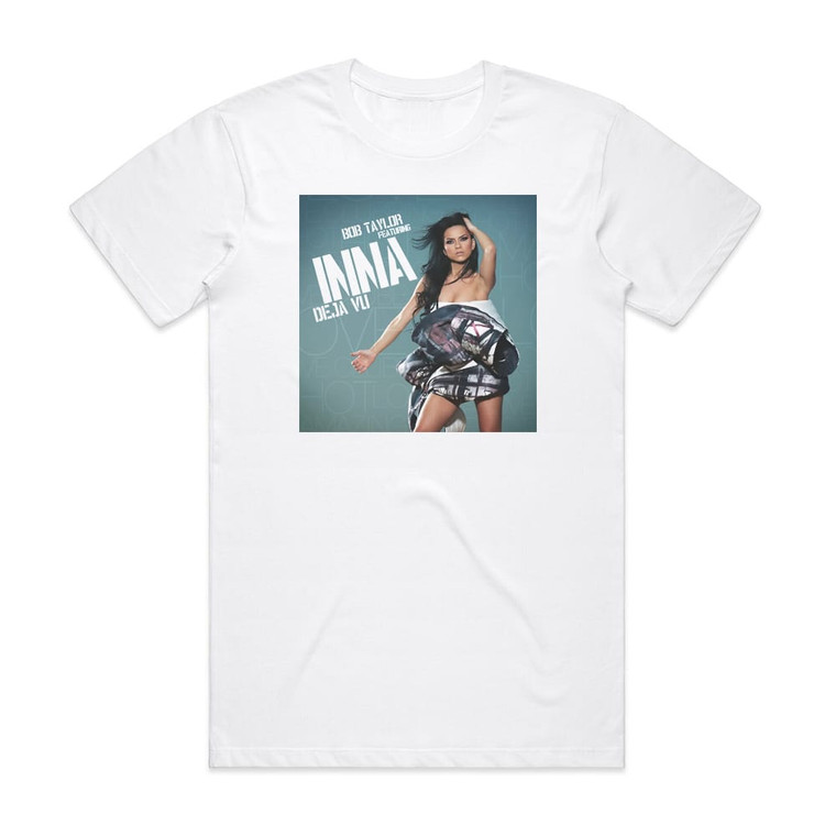 Inna Dj Vu Album Cover T-Shirt White