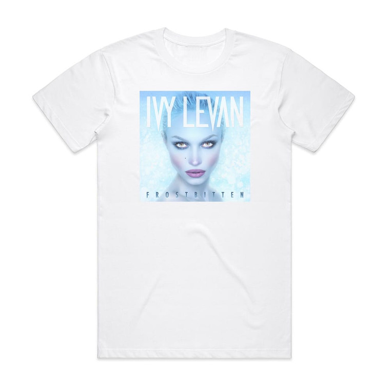 Ivy Levan Frostbitten Album Cover T-Shirt White