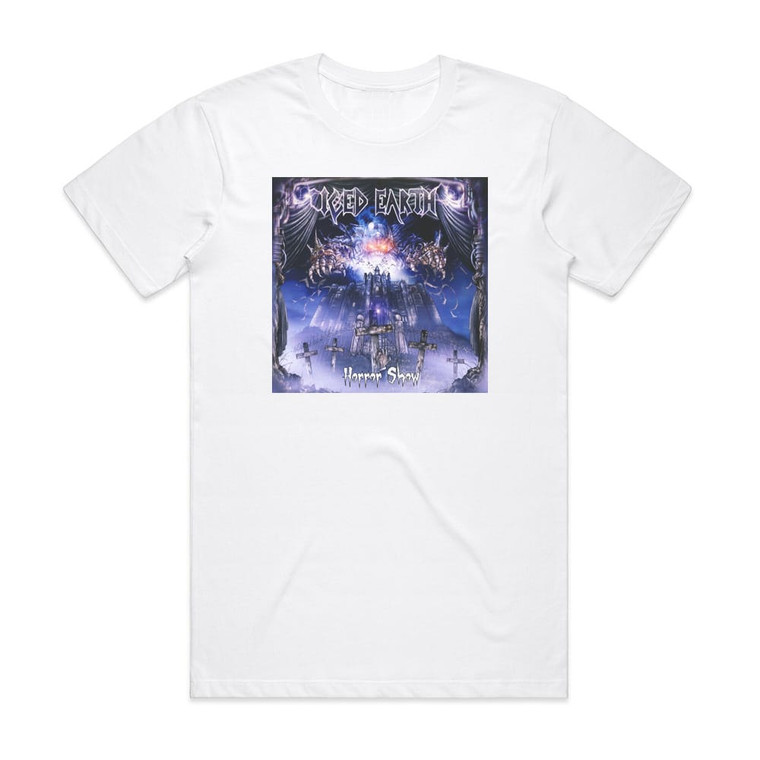 Iced Earth Horror Show 1 Album Cover T-Shirt White