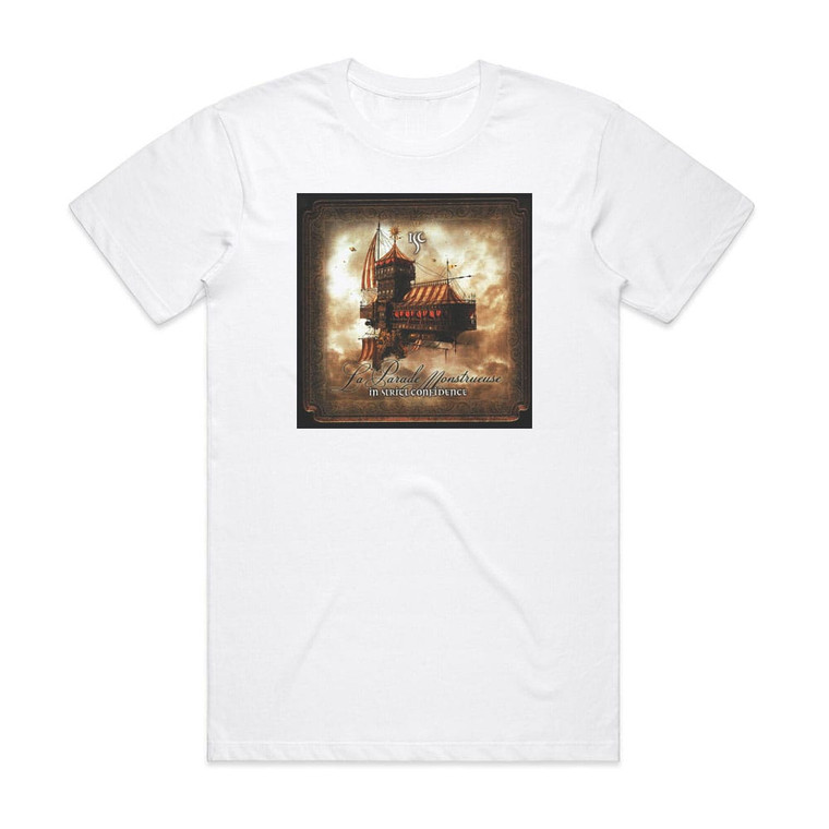 In Strict Confidence La Parade Monstrueuse Album Cover T-Shirt White