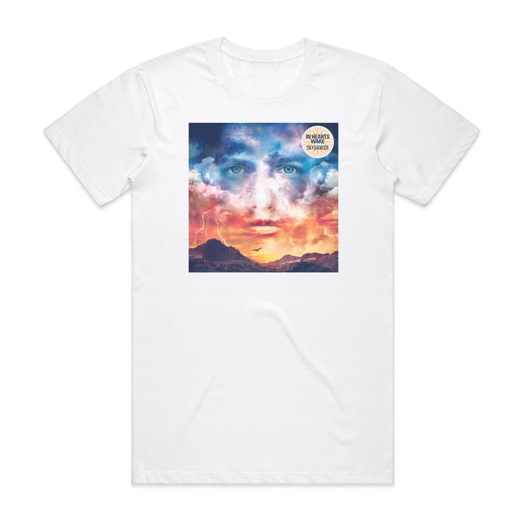 In Hearts Wake Skydancer Album Cover T-Shirt White