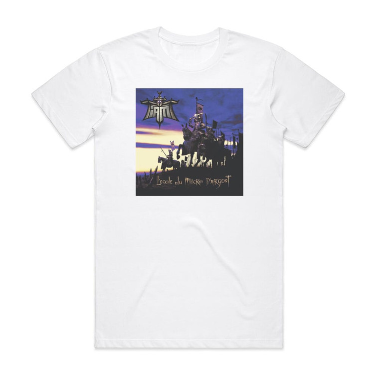 IAM Lcole Du Micro Dargent 1 Album Cover T-Shirt White IAM Lcole Du Micro Dargent 1 Album Cover T-Shirt White