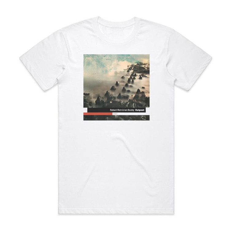 Ian Boddy Outpost Album Cover T-Shirt White