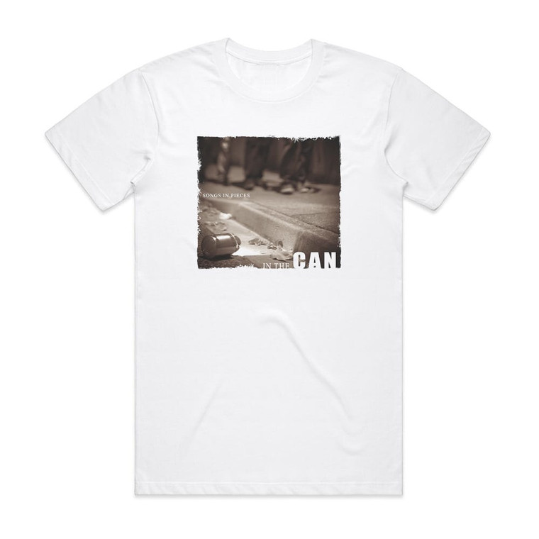 In The CAN Songs In Pieces Album Cover T-Shirt White