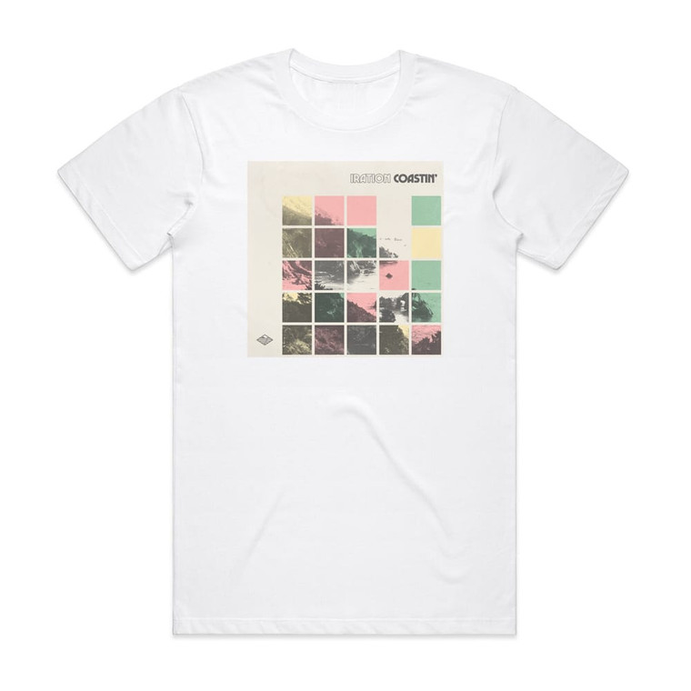Iration Coastin Album Cover T-Shirt White