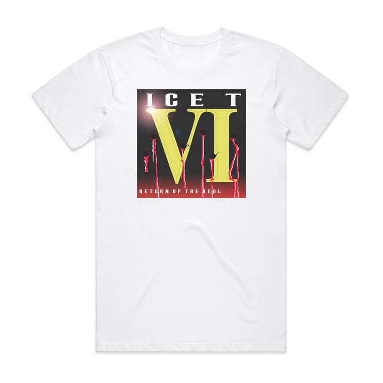 Ice-T Vi Return Of The Real Album Cover T-Shirt White