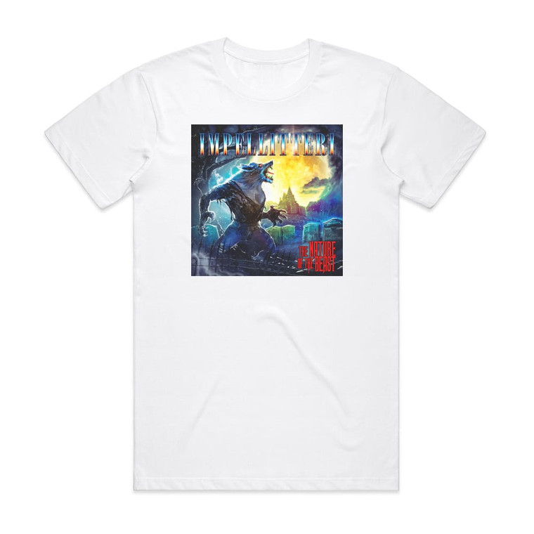 Impellitteri The Nature Of The Beast Album Cover T-Shirt White
