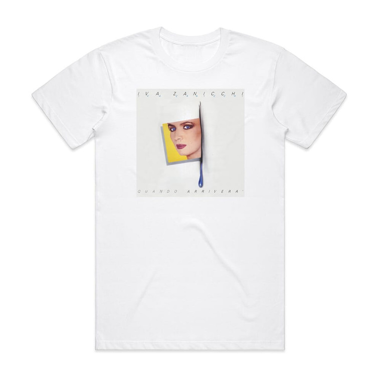Iva Zanicchi Quando Arriver Album Cover T-Shirt White