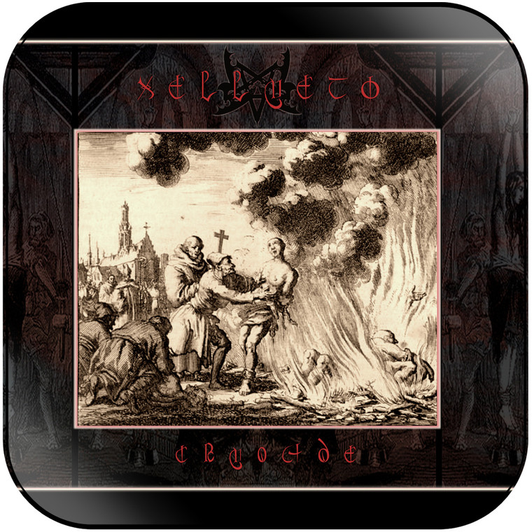 Hellveto Crusade Autumnal Night Album Cover Sticker